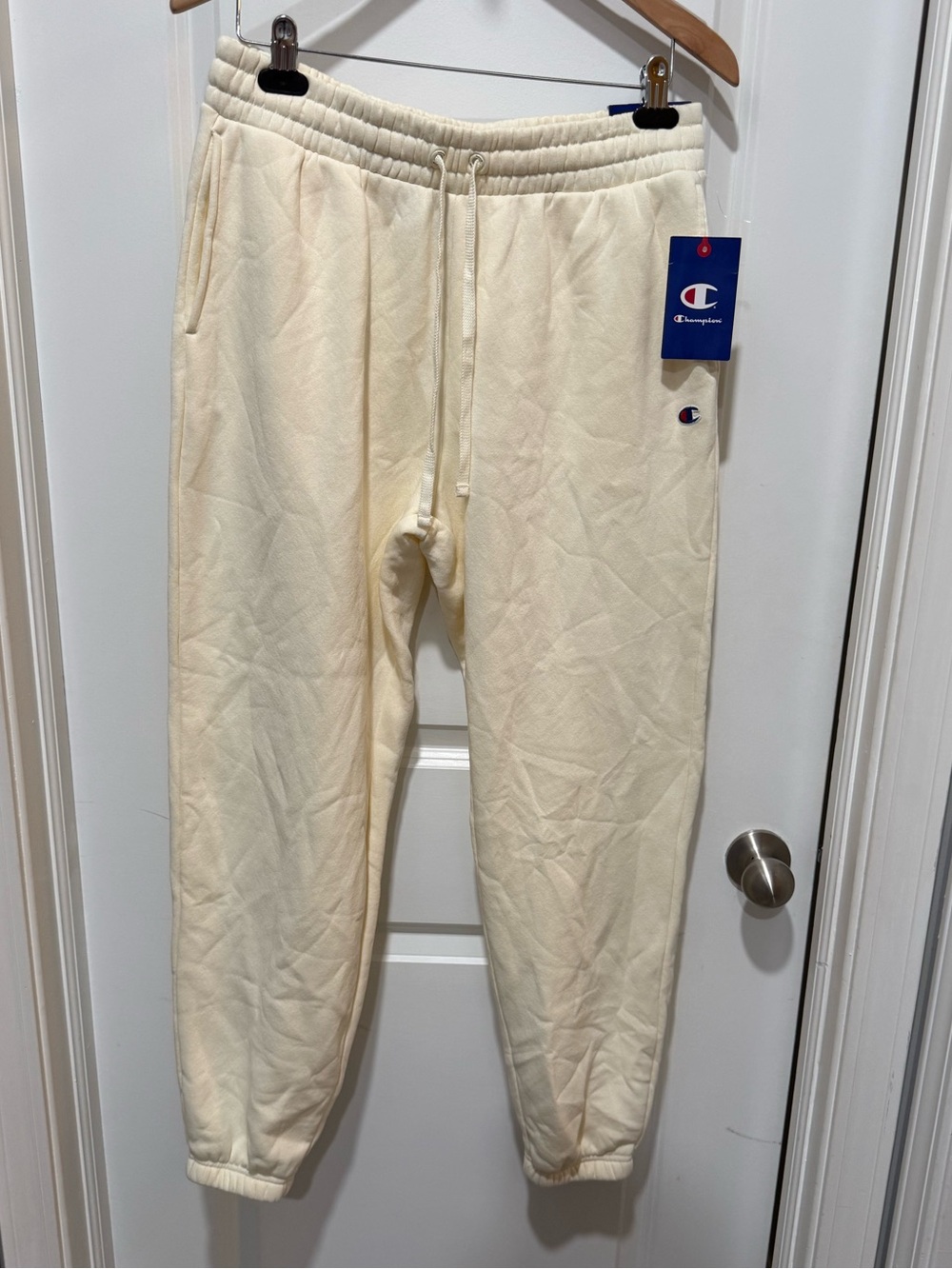 Champion fleece jogger sweatpants drawstring waist large NWT